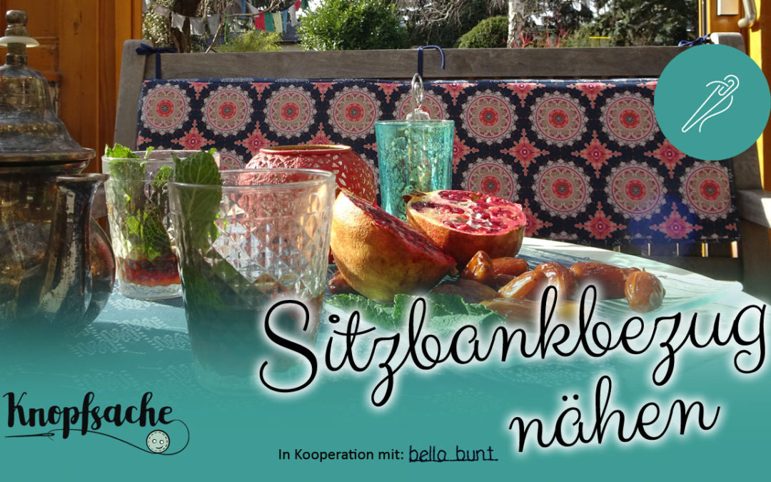 Sitzbankbezug nähen