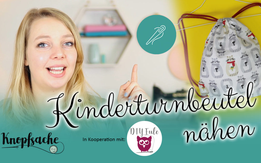 Turnbeutel für Kinder nähen